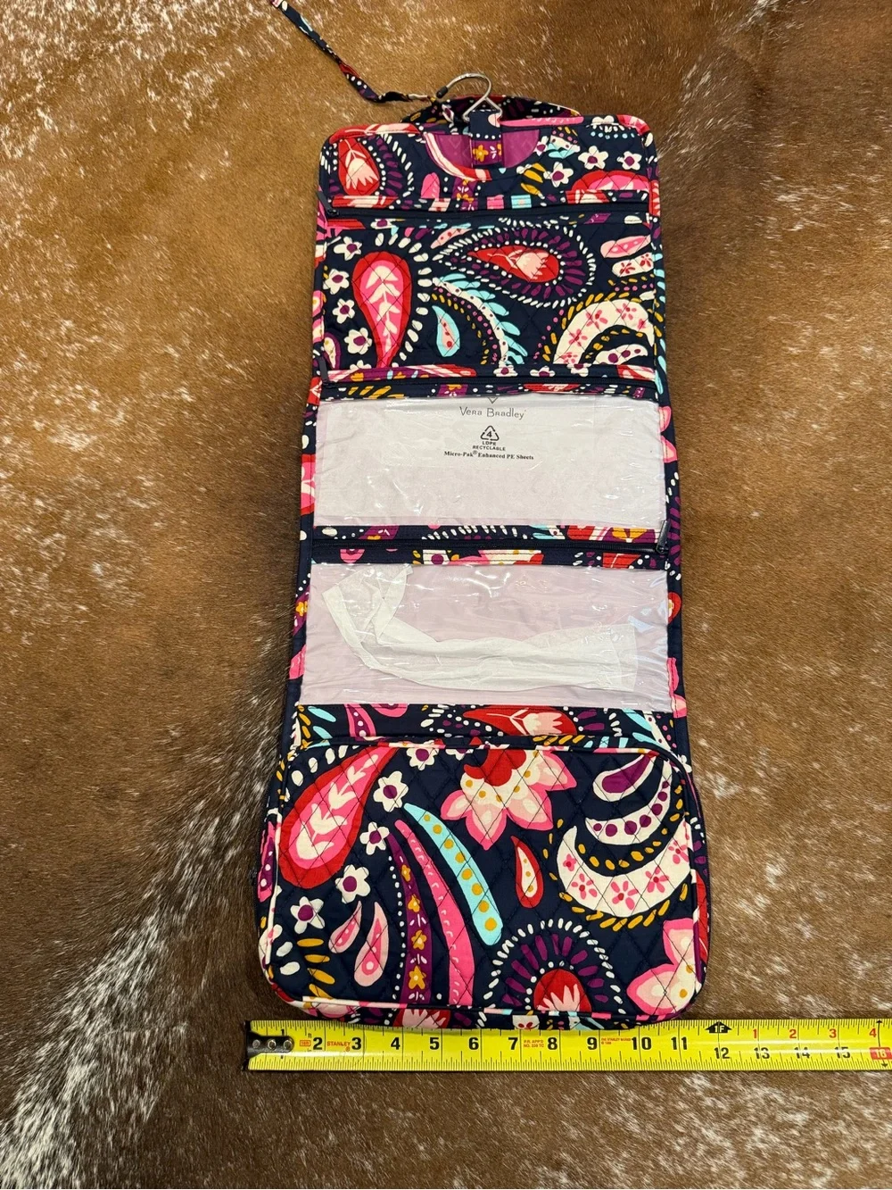 Vera Bradley Hanging Travel Organizer Paisley Floral NWT